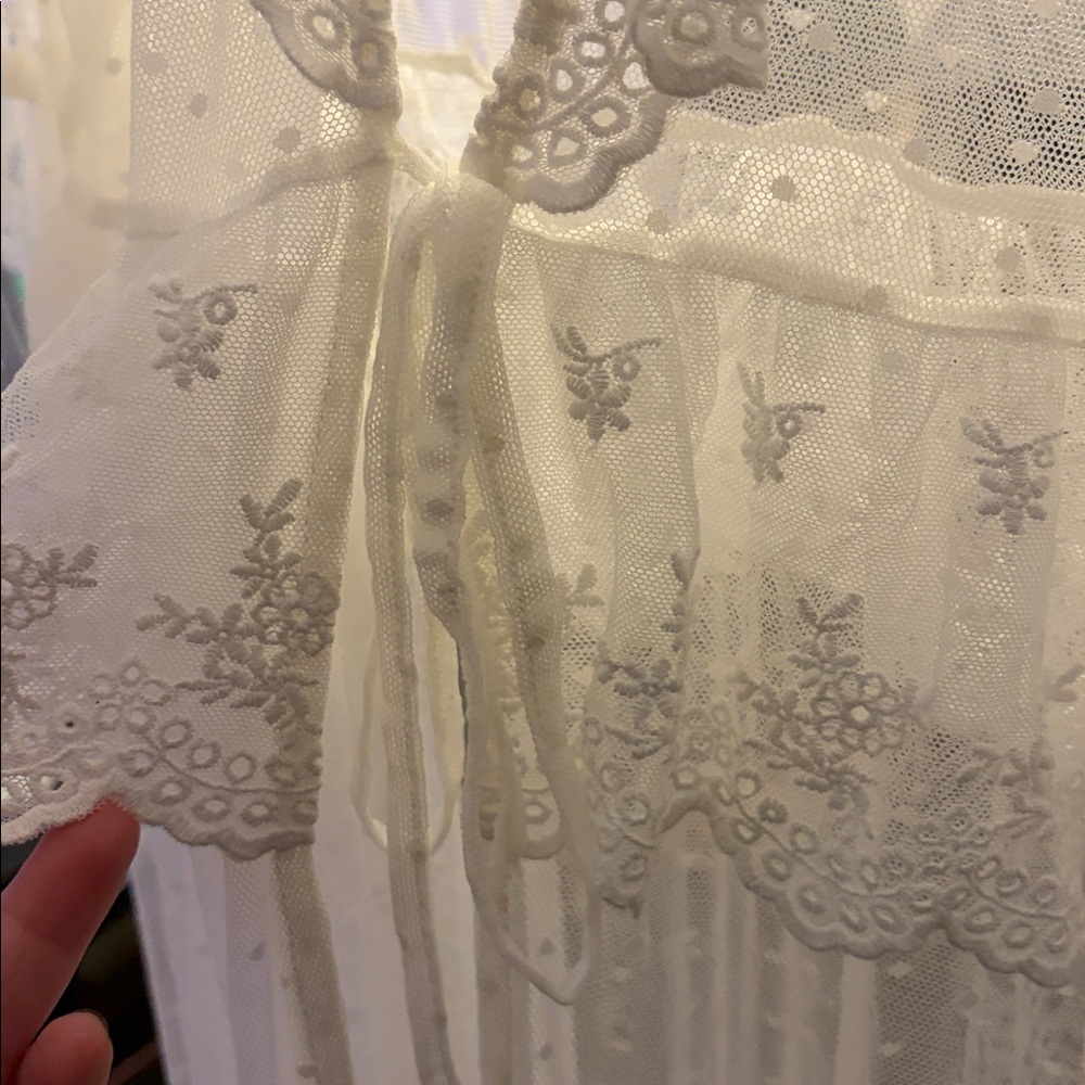 Torrid lace ruffle tier kimono - Picture 4 of 6